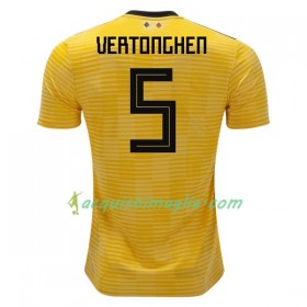 Divisa di Calcio Belgio Vertonghen 5 Trasferta Mondiali 2018